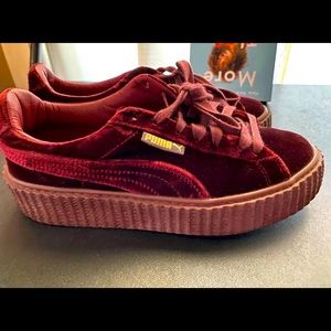 Puma x Rhianna Fenty Velvet Creeper (Burgundy)